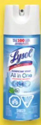 Walmart Lysol Disinfectant Spray 350 g offer