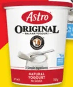 Walmart Astro Original Yogurt offer