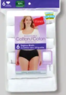 Walmart Women's Bikinis or Briefs 6-Pack offer