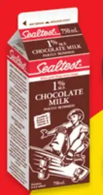 Walmart Sealtest 1% Chocolate Milk 750 mL or Milk2Go or Neilson Shakes 310 mL offer