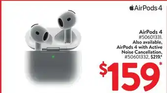 Walmart AirPods 4 offer