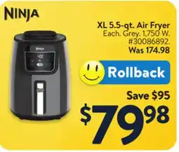 Walmart XL 5.5 qt. Air Fryer offer