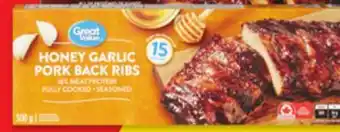 Walmart Great Value Fully Cooked Pork Back Ribs offer