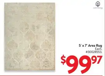 Walmart 5' x 7' Area Rug offer