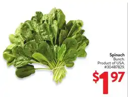 Walmart Spinach offer