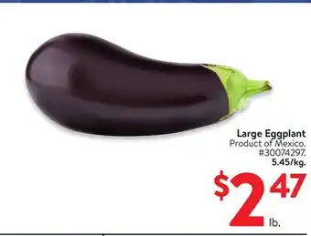 Walmart Large Eggplant offer