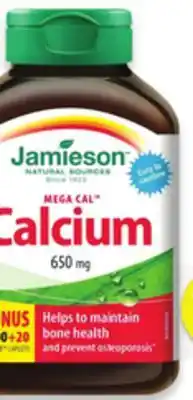 Walmart Jamieson Calcium 120s offer