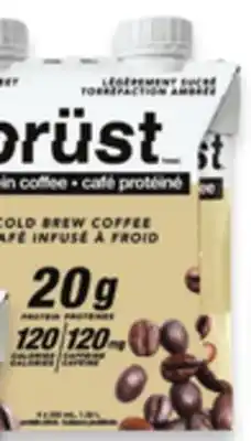 Walmart brüst Protein Cold Brew Coffee offer