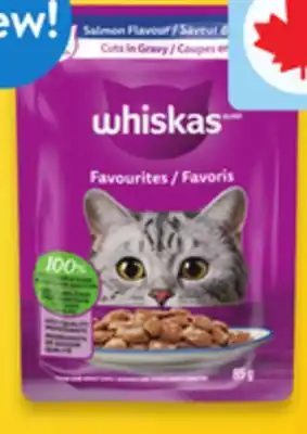 Walmart Whiskas Wet Cat Food Pouches offer