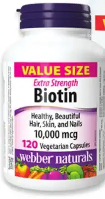 Walmart Webber Naturals Biotin offer