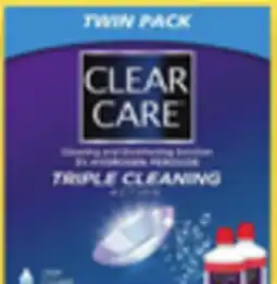 Walmart Clear Care Contact Lens Solution offer