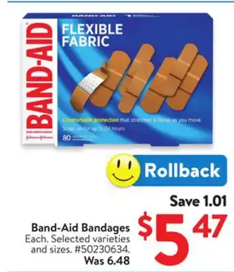 Walmart Band-Aid Bandages offer