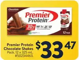 Walmart Premier Protein Chocolate Shakes offer