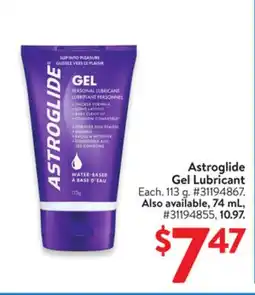 Walmart Astroglide Gel Lubricant offer