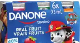 Walmart Danone Danino Drinkable Yogurt 6 x 93 mL offer