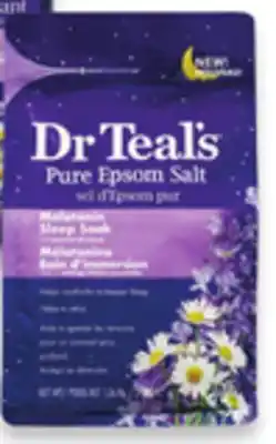 Walmart Dr. Teal's Epsom Salt offer