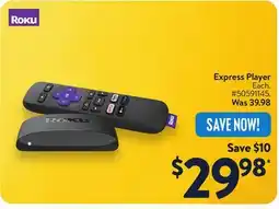 Walmart Express Player offer