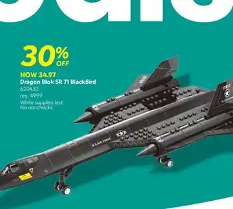 Toys R us Dragon Blok SR 71 BlackBird offer