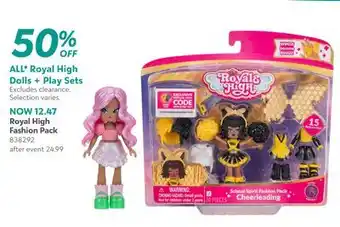 Toys R us Royal High Fashion Pack offer