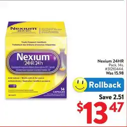 Walmart Nexium 24HR offer