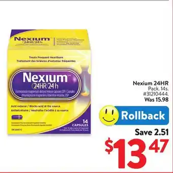 Walmart Nexium 24HR offer