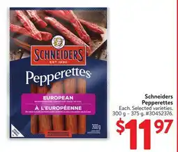 Walmart Schneiders Pepperettes offer