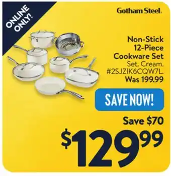 Walmart Non-Stick 12-Piece Cookware Set offer