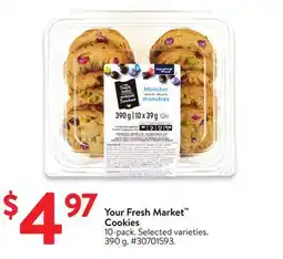 Walmart Your Fresh Market Cookies offer