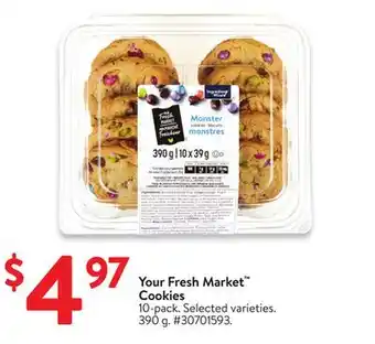 Walmart Your Fresh Market Cookies offer