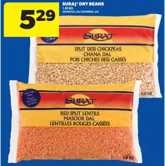 Real Canadian Superstore SURAJ DRY BEANS, 1.81 KG offer