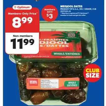 Real Canadian Superstore MEDJOOL DATES, 2 LB offer