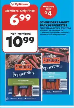 Real Canadian Superstore SCHNEIDERS FAMILY PACK PEPPERETTES, 250-375 G offer