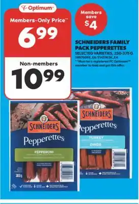 Real Canadian Superstore SCHNEIDERS FAMILY PACK PEPPERETTES, 250-375 G offer