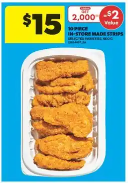 Real Canadian Superstore 10 PIECE IN-STORE MADE STRIPS, 600 G offer