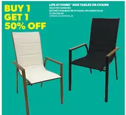 Real Canadian Superstore LIFE AT HOME SIDE TABLES OR CHAIRS offer