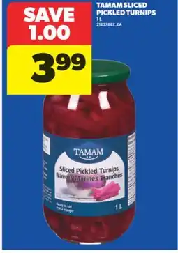 Real Canadian Superstore TAMAM SLICED PICKLED TURNIPS, 1 L offer