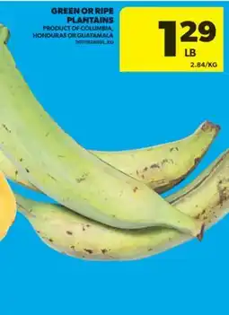 Real Canadian Superstore GREEN OR RIPE PLANTAINS offer