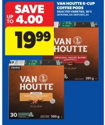 Real Canadian Superstore VAN HOUTTE K-CUP COFFEE PODS, 30'S offer