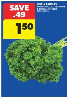 Real Canadian Superstore CURLY PARSLEY offer