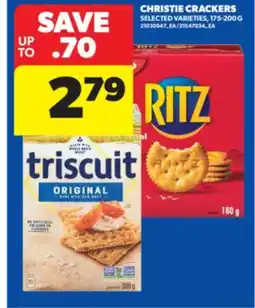 Real Canadian Superstore CHRISTIE CRACKERS, 175-200 G offer