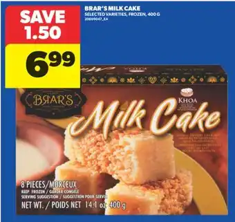 Real Canadian Superstore BRAR'S MILK CAKE, 400 G offer