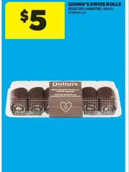 Real Canadian Superstore QUINN'S SWISS ROLLS, 400 G offer