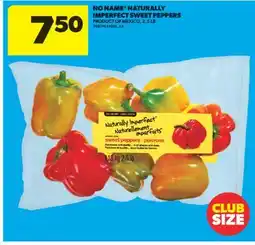 Real Canadian Superstore NO NAME NATURALLY IMPERFECT SWEET PEPPERS, 2.5 LB offer