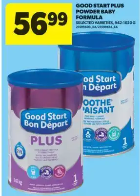 Real Canadian Superstore GOOD START PLUS POWDER BABY FORMULA, 942-1020 G offer