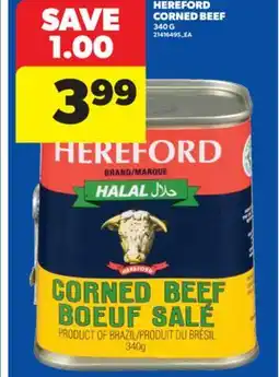 Real Canadian Superstore HEREFORD CORNED BEEF 340 G offer