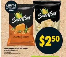 Real Canadian Superstore SMARTFOOD POPCORN, 150-200 G offer