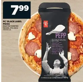 Real Canadian Superstore PC BLACK LABEL PIZZA, 370-420 G offer