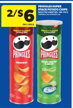 Real Canadian Superstore PRINGLES SUPER STACK POTATO CHIPS, 148/156 G offer