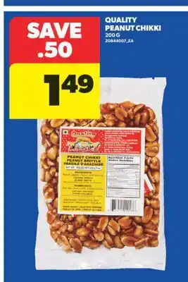 Real Canadian Superstore QUALITY PEANUT CHIKKI, 200 G offer