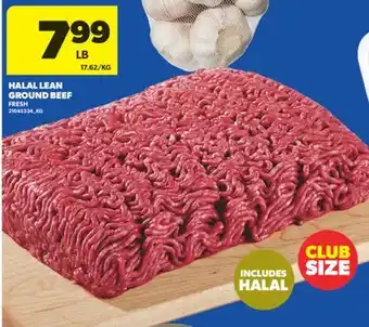 Real Canadian Superstore HALAL LEAN GROUND BEEF offer